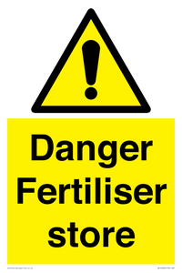 Danger Fertiliser store